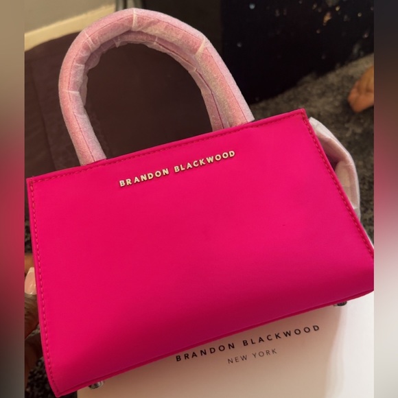 BRANDON BLACKWOOD PINK PURSE - Picture 1 of 6